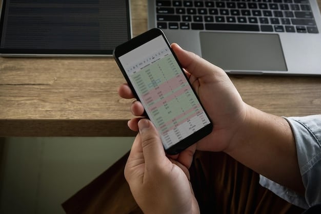 A budgeting app interface displayed on a smartphone showing various expense categories and income breakdown. The chart indicates careful tracking and allocation of funds.