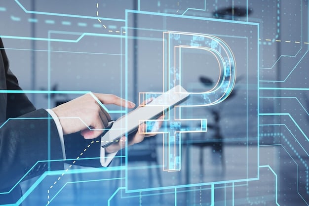 An image depicting P2P lending, possibly showing hands exchanging money or a digital interface of a P2P lending platform. Highlight the trust and digital interaction involved.
