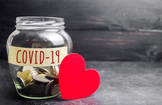 A visual representation of an emergency fund savings jar, showing how it protects from unexpected expenses like medical emergencies and job loss